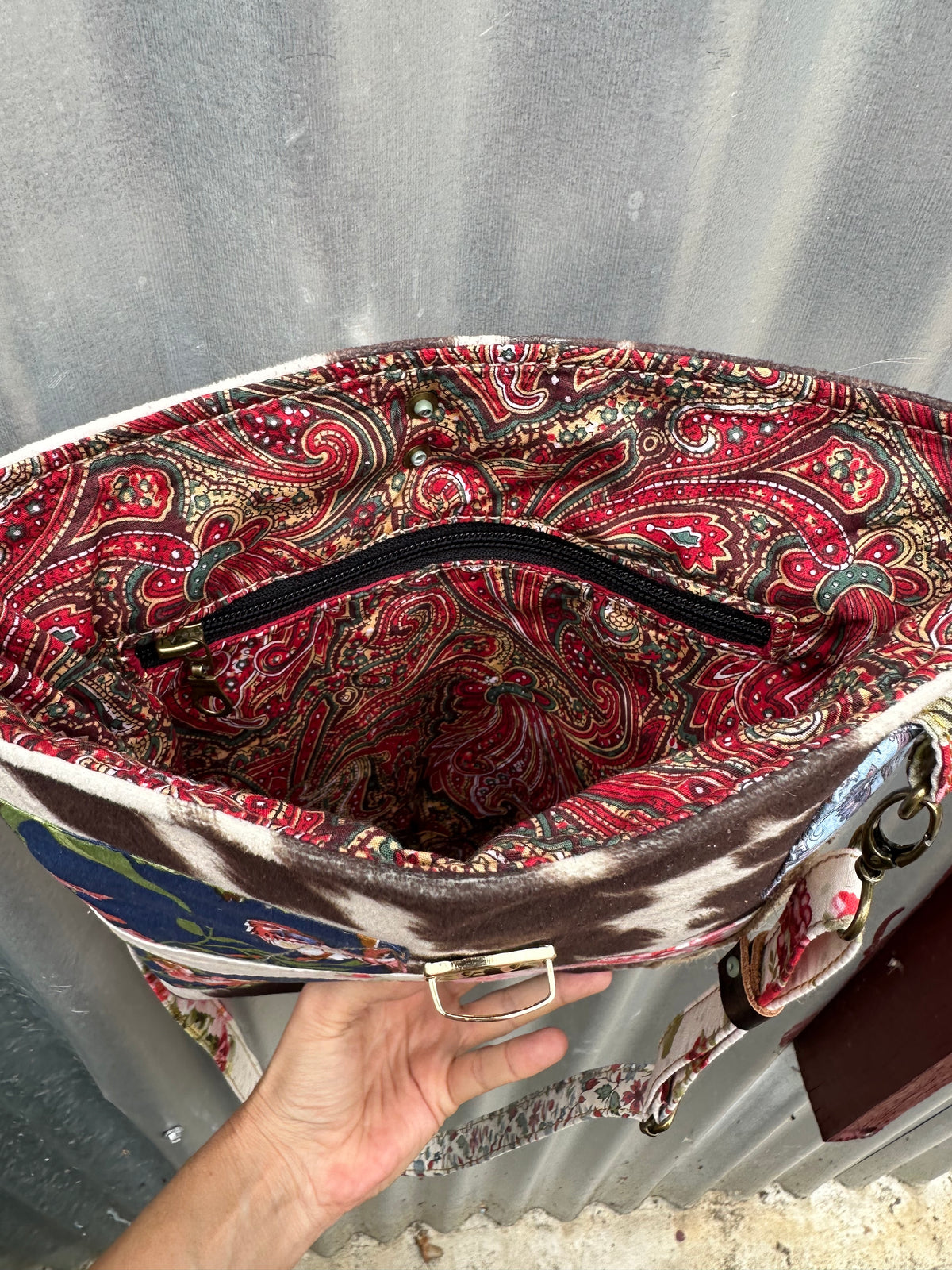 SOS Handmade Bag - COW FLORALS