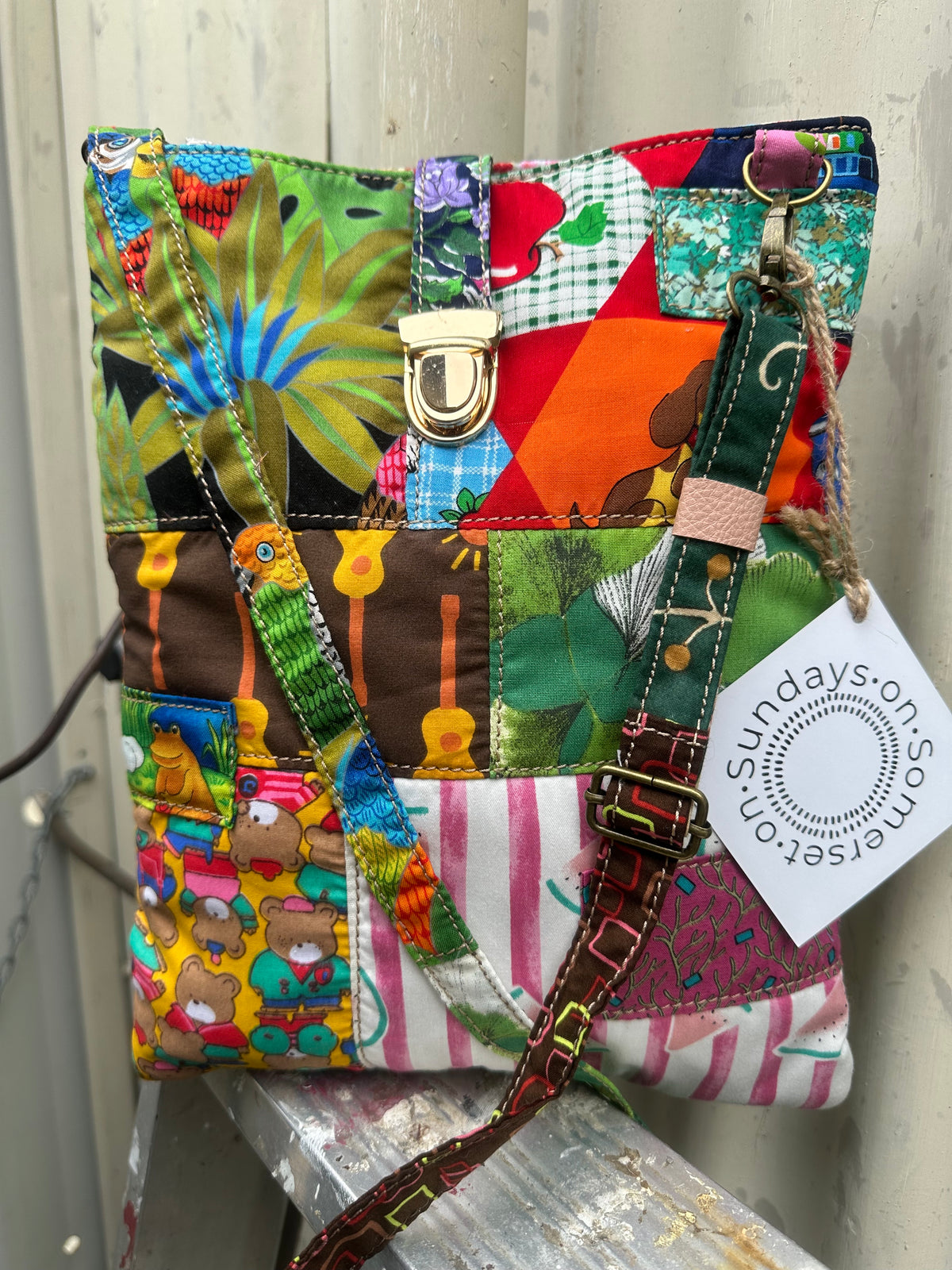 SOS Handmade Bag - Patchwork Fun