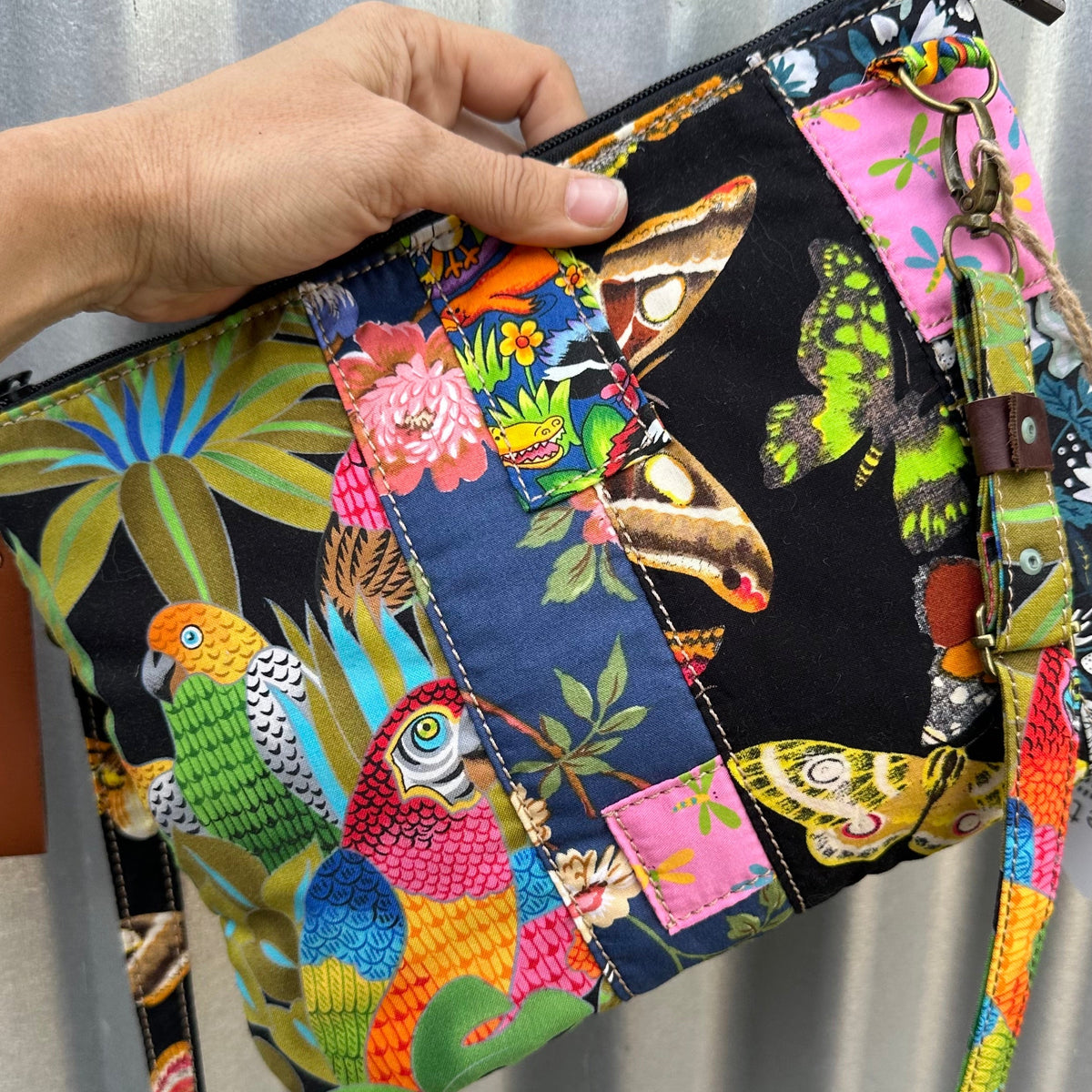 SOS Handmade patchwork fabric bag - Animals