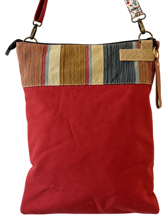 SOS Handmade Bag - Boho denim pocket