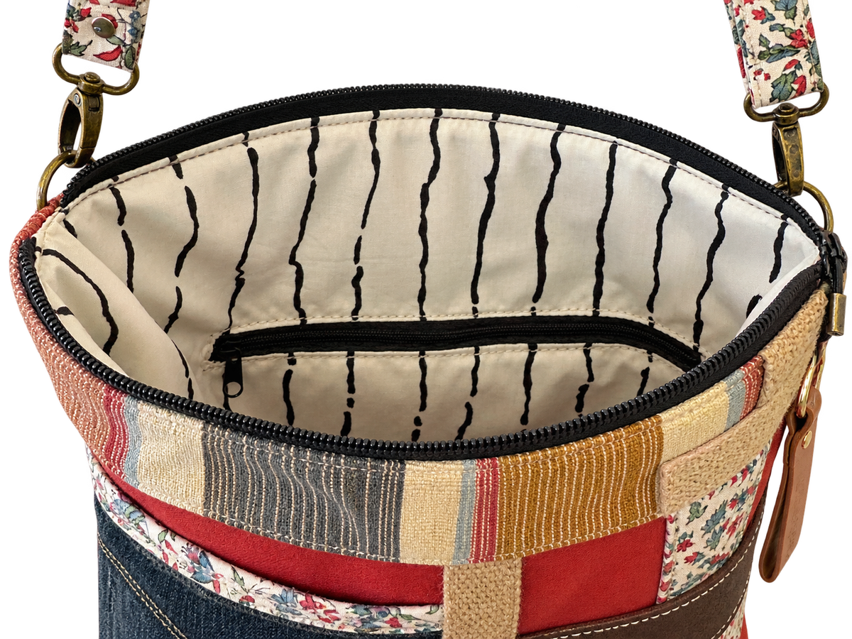 SOS Handmade Bag - Boho denim pocket