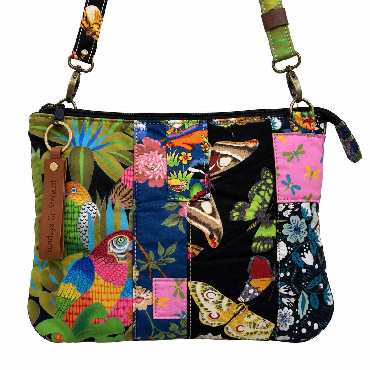 SOS Handmade patchwork fabric bag - Animals